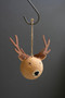 Paper Mache Reindeer Christmas Ormanent (Pack Of 6) (NHT1006)