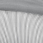 100% Polyester Microfiber Reversible Striped Duvet Cover Mini Set - King MPE12-644