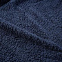 100% Polyester Soild Berber Brushed Blanket W/ Crystal Velvet Binding - Twin WR51-2547