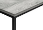 Black Metal Accent Table - Grey Laminate (I 2251)