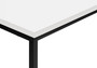Black Metal Accent Table - White Laminate (I 2252)