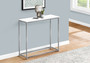 Grey Metal Accent Table - White Laminate (I 2256)