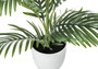 28" Tall Decorative Palm Artificial Plant - White Pot (I 9508)