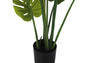 45" Tall Decorative Monstera Artificial Plant - Black Pot (I 9510)