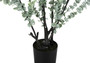 44" Tall Decorative Eucalyptus Artificial Plant - Black Pot (I 9561)