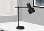 21"H Modern Black Metal Table Lamp - Black Shade (Usb Port Included) (I 9647)