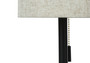 17"H Contemporary Black Metal Table Lamp - Beige Shade (Usb Port Included) Set Of 2 (I 9650)