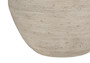 25"H Contemporary Cream Concrete Table Lamp - Beige Shade (I 9714)