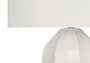 27"H Modern Cream Ceramic Table Lamp - Ivory/Cream Shade (I 9731)