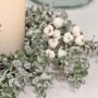 Snow Berries & Icy Boxwood Candle Ring 4.5" F230367