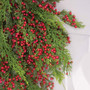 Merry Red Berries & Cedar Teardrop 27" F47792R