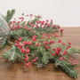 Sparkling Red Berries & Mixed Greens Garland 5Ft F48152R