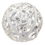 White Distressed Metal Snowflake Sphere 5" G19DN067M