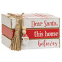 This House Believes Mini Wooden Book Stack G37167