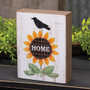 Crow & "Home" Sunflower Box Sign G37603