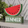 Watermelon On "Summer" Wooden Sitter G37694