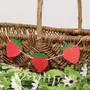 Wooden Strawberry Mini Garland G37697