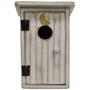 Outhouse Wooden Sitter White G91154