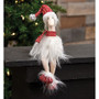 Christmas Red Sparkle Ostrich With Dangle Legs GADC5143