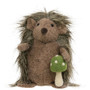 Plush Hedgehog With Felted Mushroom GADC5316