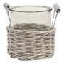 Medium Gray Willow Basket & Vase GBB9S4561