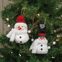 Twig & Sequin Snowman Ornament 2 Assorted (Pack Of 2) GC23430