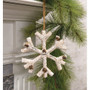 Birch Look Snowflake Hanger 8" GC23432