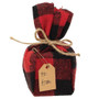 Stuffed Red & Black Check Christmas Present Sitter GCS38522
