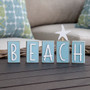 Set Of 5 "Beach" Word Blocks GH37812