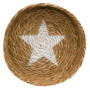 Natural Jute Candle Tray With Star GHAC2416