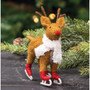 Skating Reindeer Felted Ornament GHBY5127