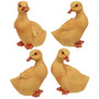 Set Of 4 Resin Ducklings GHY1402