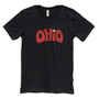Ohio Buckeye T-Shirt Heather Black Small GL152S