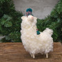 Felted Fluffy Llama With Beanie Hat GQHT2617