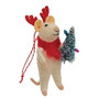 Felted Mouse Reindeer Ornament GQHT3017