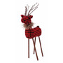 Large Red/Black Plaid Reindeer GSYA2606