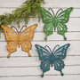 Distressed Metal Wall Butterfly 3 Assorted (Pack Of 3) GT24389