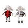 Checkered Wobble Snowman With Hunter Hat 2 Assorted (Pack Of 2) GZOE2726