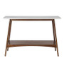 Parker Console - White/Pecan MP120-0096