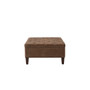 Tufted Square Cocktail Ottoman - Brown FPF18-0200
