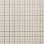 100% Polyester Jacquard Plaid Faux Leather Tab Top Panel With Fleece Lining - Natural MP40-6761