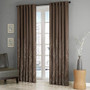 100% Polyester Lined Window Panel - Chocolate WIN40-099