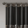 100% Polyester Jacquard Panel Pair - Black MP40-693