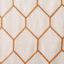 Metallic Geo Embroidered Window Panel - Spice MP40-4363