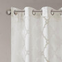 Fretwork Burnout Sheer Panel - White MP40-3775