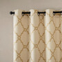 68% Polyester 29% Cotton 3% Rayon Fretwork Printed Panel - Beige/Gold MP40-3600