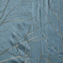 Faux Silk Embroidered Window Valance - Blue MP41-4571