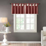 Lightweight Faux Silk Valance With Beads - Spice MP41-4451