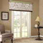 Embroidered Window Valance W/ Lining - Green MP41-3507