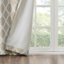 100% Polyester Printed Blackout Window Panel - Taupe SS40-0073